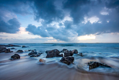 Gallery Canvas Prints - Mystical Storms at Washington Oaks Coquina Beach